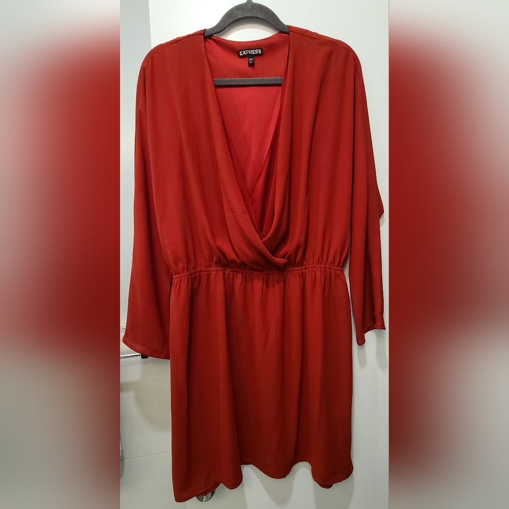 Express Brick Red Dress